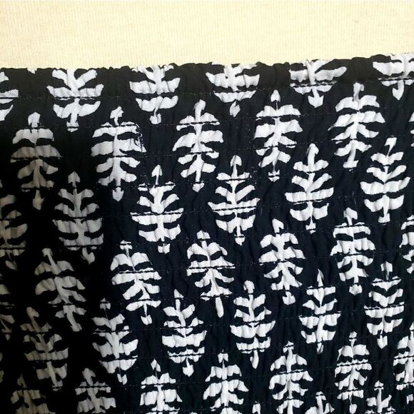 Old Navy Dress Black & White Dress Pasley Print Size Small - Picture 10 of 12